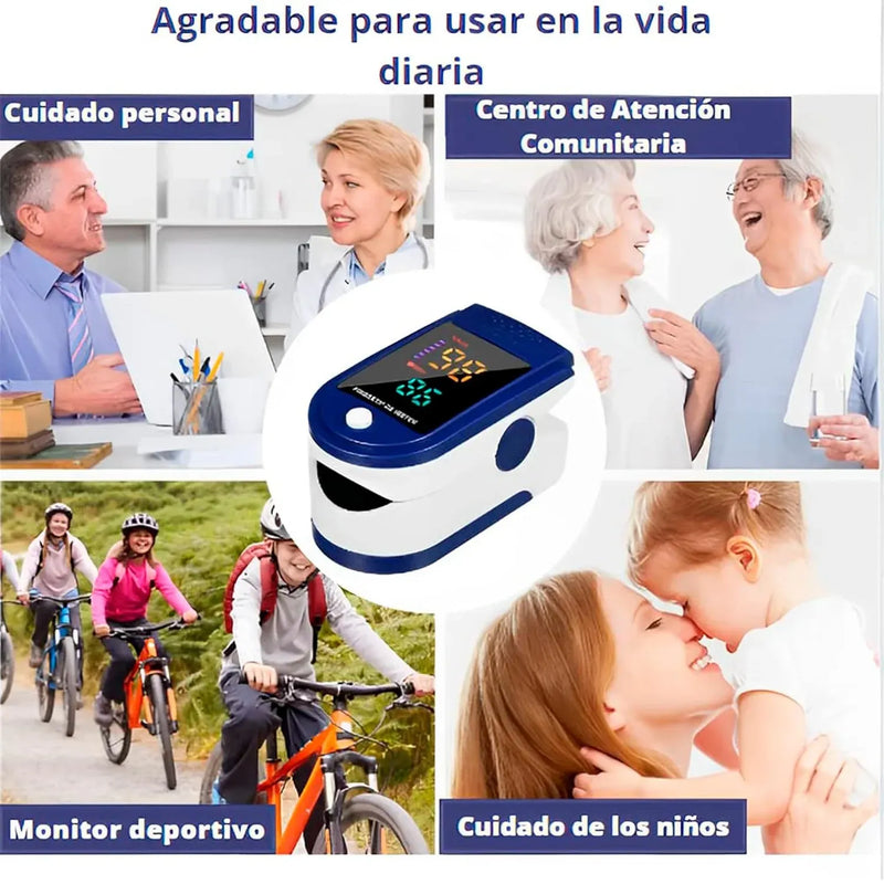 OxiHealth™ – Medidor de Oxígeno y Ritmo Cardíaco